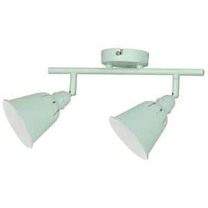 Plafoniera LED POLUX Fiona 311061, E14, 2 x 8W, verde