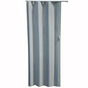 Usa interior Acordeon, fara geam, reversibila, PVC, 83 x 203 cm, gri