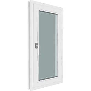 Fereastra termopan FENSTERWELT, PVC, 5 camere, 56 x 116 cm, deschidere oscilobatanta dreapta, alb