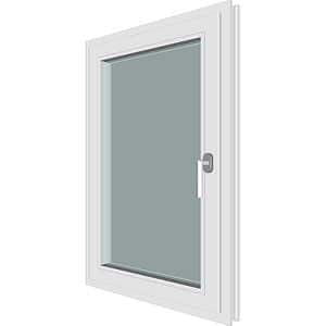 Fereastra termopan FENSTERWELT, PVC, 5 camere, 76 x 100 cm, deschidere oscilobatanta stanga, alb