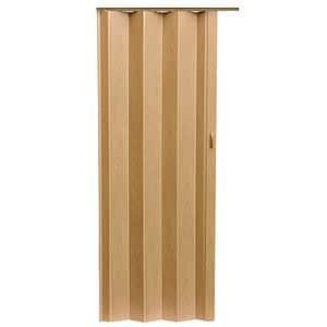 Usa interior Acordeon, fara geam, reversibila, PVC, 83 x 203 cm, stejar
