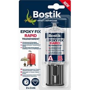 Adeziv transparent, 2 X 3 ml Bostik Epoxy fix