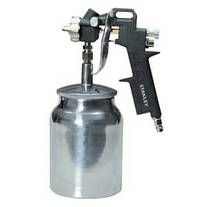 Pistol de vopsit cu aspiratie STANLEY, 1l, vas inferior, negru