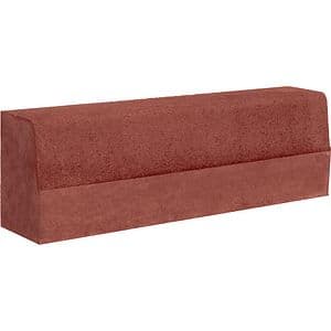 Bordura SEMMELROCK, 50 x 10 x 15 cm, rosu