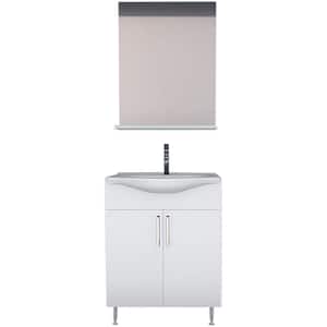 Set mobilier baie SANITOP Bella, 57 x 44.4 x 82 cm, alb