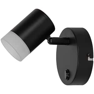 Spot LED Maupin GoodHome, 5 W, 350 lm, negru mat