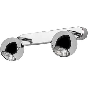 Spot dublu GOODHOME Roccheta, 7W, 500lm, GU10, argintiu