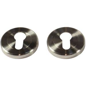 Rozeta ASSA ABLOY, aluminiu, 54 mm, 2 bucati, nichel
