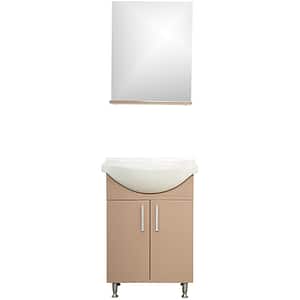 Set mobilier baie SANITOP Bella, 57 x 44.4 x 82 cm, bej