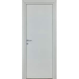 Usa interior Partas, fara geam, reversibila, HDF, 68 x 203 cm, alb