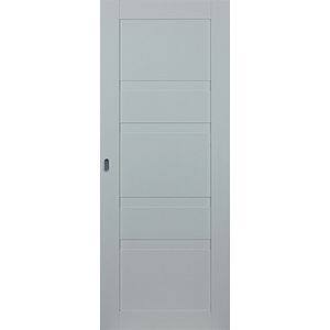 Usa interior Bella, fara geam, reversibila, MDF, 81.5 x 207 cm, alb