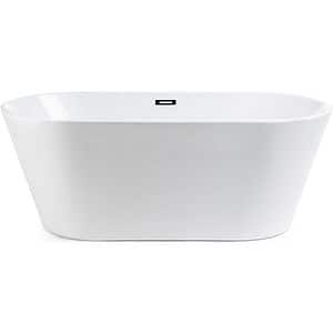 Cada baie freestanding FIBREX Oslo, acril, 150 x 70 x 60 cm, alb