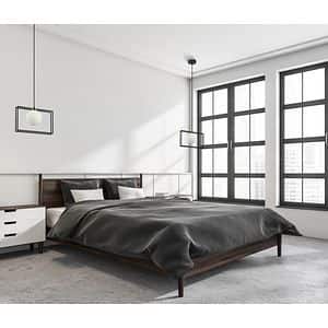 Pendul suspendat Grosetta, negru, 25 W, 1 bec, G9