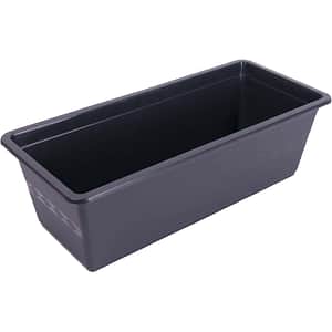 Jardiniera CARINA, plastic, 40 cm, antracit