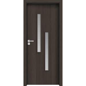 Usa interior INVADO Strada, cu geam, dreapta, MDF, 64.4 x 204 cm, antracit