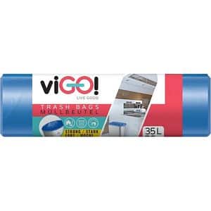 Saci menajeri VIGO Standard, 36 bucati, 35 l, albastru