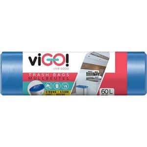 Saci menajeri VIGO Standard, 28 bucati, 60 l, albastru