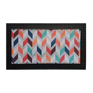 Covoras intrare UNIC SPOT Caribo, 40 x 70 cm, poliester, negru