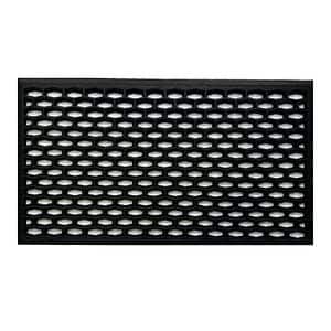 Covoras intrare UNIC SPOT Tris, 40 x 70 cm, cauciuc, negru
