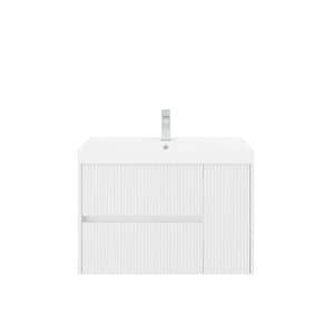 Set masca si lavoar Savinidue Portofino, suspendat, 80 x 40 x 55 cm, alb