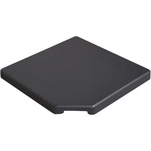 Dala contragreutate suport umbrela GOODHOME Moku, 50 x 50 x 5 cm, 25kg, beton, negru