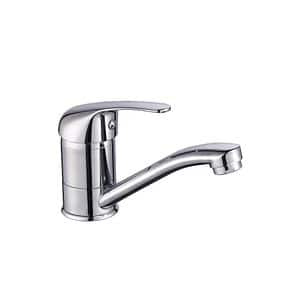 Baterie lavoar Seal, pipa mobila, monocomanda, alama, finisaj cromat