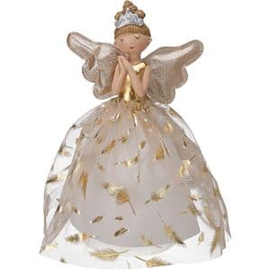 Decoratiune luminoasa Inger, 36 cm, auriu
