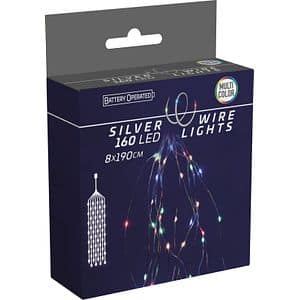 Perdea lumini, 160 led-uri, 1.9 m, iluminare color