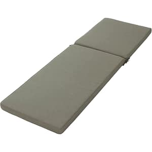 Perna pentru sezlong Tiga GOODHOME, 197 x 65 x 6 cm, poliester, gri