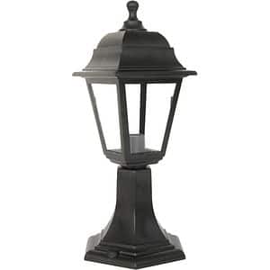 Stalp iluminat exterior AVIDE, E27, 60W, IP44, negru