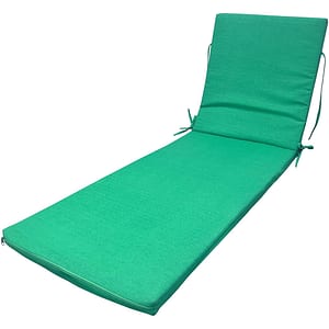Perna pentru sezlong COCOS, 185 x 55 x 5 cm, bumbac si poliester, verde