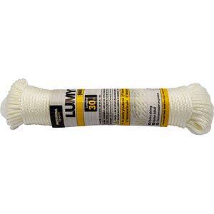 Franghie LUMY TOOLS, nylon, 3 mm x 30 m, alb
