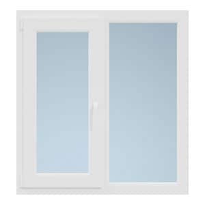 Fereastra termopan FORTIA, PVC, 4 camere, 100 cm x 136 cm, deschidere stanga, alb