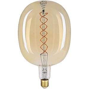 Bec LED filament AVIDE Amber Vasco, E27, 8W, 500lm, lumina calda