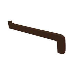 Capat glaf exterior BRAVO, PVC, 16.5 cm, maro