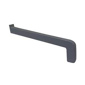 Capat glaf exterior BRAVO, PVC, 22.5 cm, gri