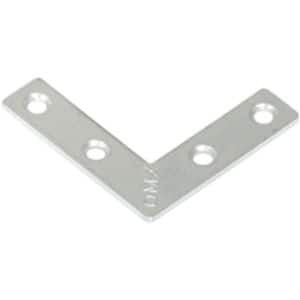 Coltar plat DMX, 40 x 40 x 10 x 1, 5 mm, otel, 4 buc
