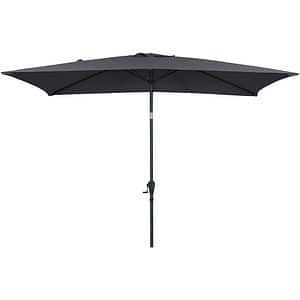 Umbrela gradina inclinabila GOODHOME Kasane, 3 x 2 m, UPF30, deschidere tip manivela, aluminiu si poliester, negru