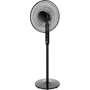 Ventilator cu picior, 3 trepte de viteza, 55W, negru