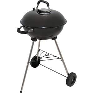 Gratar pe carbuni PAMOLA, D43 cm, 86.5 x 55.5 cm, otel, negru