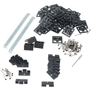 Set fixare terasa KLIKSTROM Neva, otel, 216 elemente