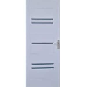 Usa interior Pamate M108, cu geam, reversibila, MDF, 70 x 204 cm, alb