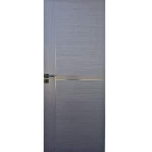 Usa interior Pamate PL A01, fara geam, reversibila, MDF, 60 x 204 cm, gri