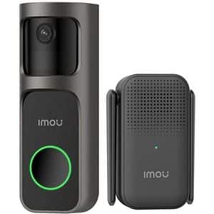 Sonerie video IMOU Doorbell DB-2SP-3T0W/DS2S, 3 MP, 2.3 mm, 5000 mAh, PIR, IR 5m, negru