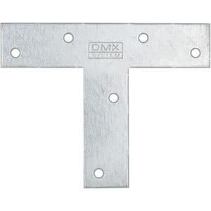 Conector tip T DMX 4628, otel, 140 x 110 x 2 mm