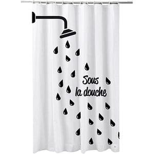 Perdea dus FRANDIS 195071, poliester, 180 x 200 cm, alb