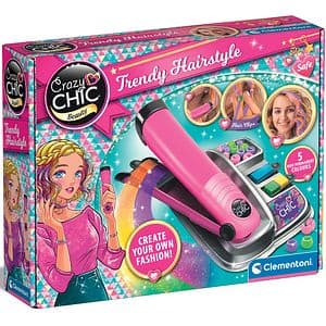 Jucarie de rol CRAZY CHIC Trendy hairstyle 102218750, 6 ani+, multicolor