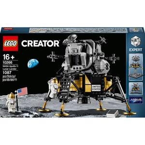 LEGO Creator Expert: NASA Apollo 11 Lunar Lander 10266, 16 ani+, 1087 piese