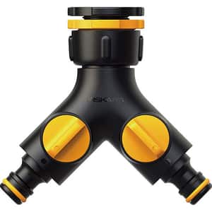Racord robinet dublu FISKARS Multisplit 1027061, valve on/off