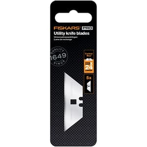 Lame cutit utilitar FISKARS CarbonMax, 5 buc, otel inoxidabil, argintiu